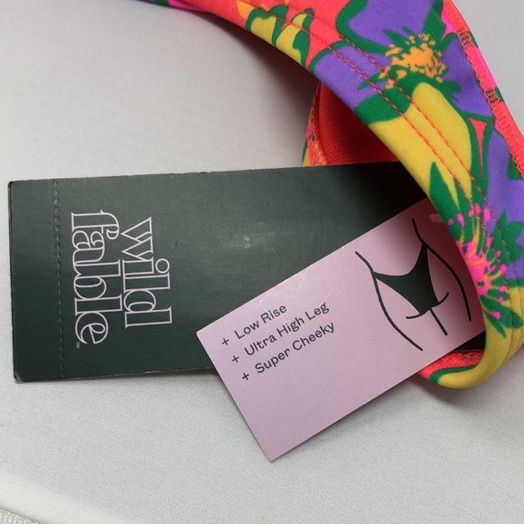 Wild Fable™ Bikini Bottoms Women's Size XL Low-Rise Ultra High Leg Super Cheeky - Picture 6 of 8